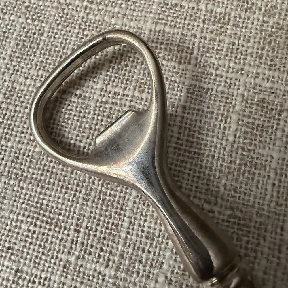 Vintage Nautica Silver Bottle Opener | Classic Barware Accessory